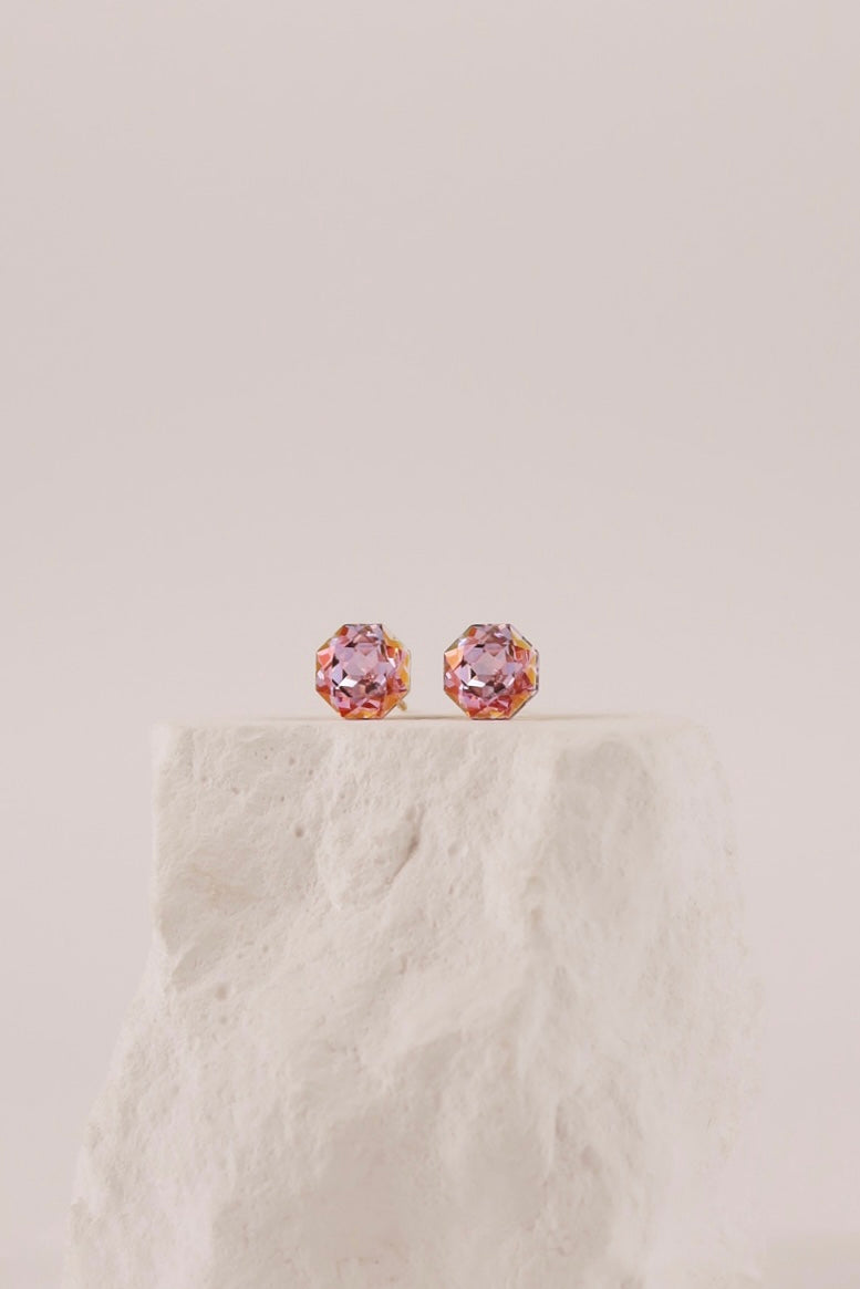 Orecchini Stud Rosa