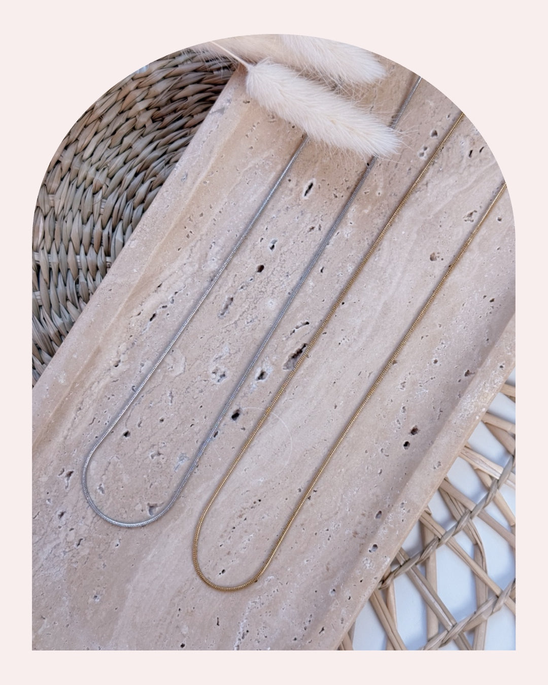 COLLANA "LINE 45+5cm"