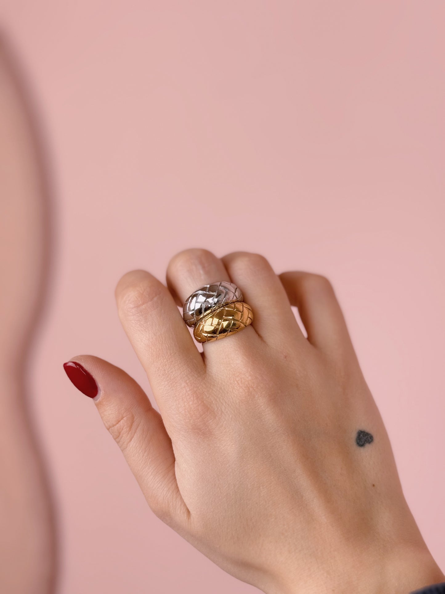 Anello Bold Spigato