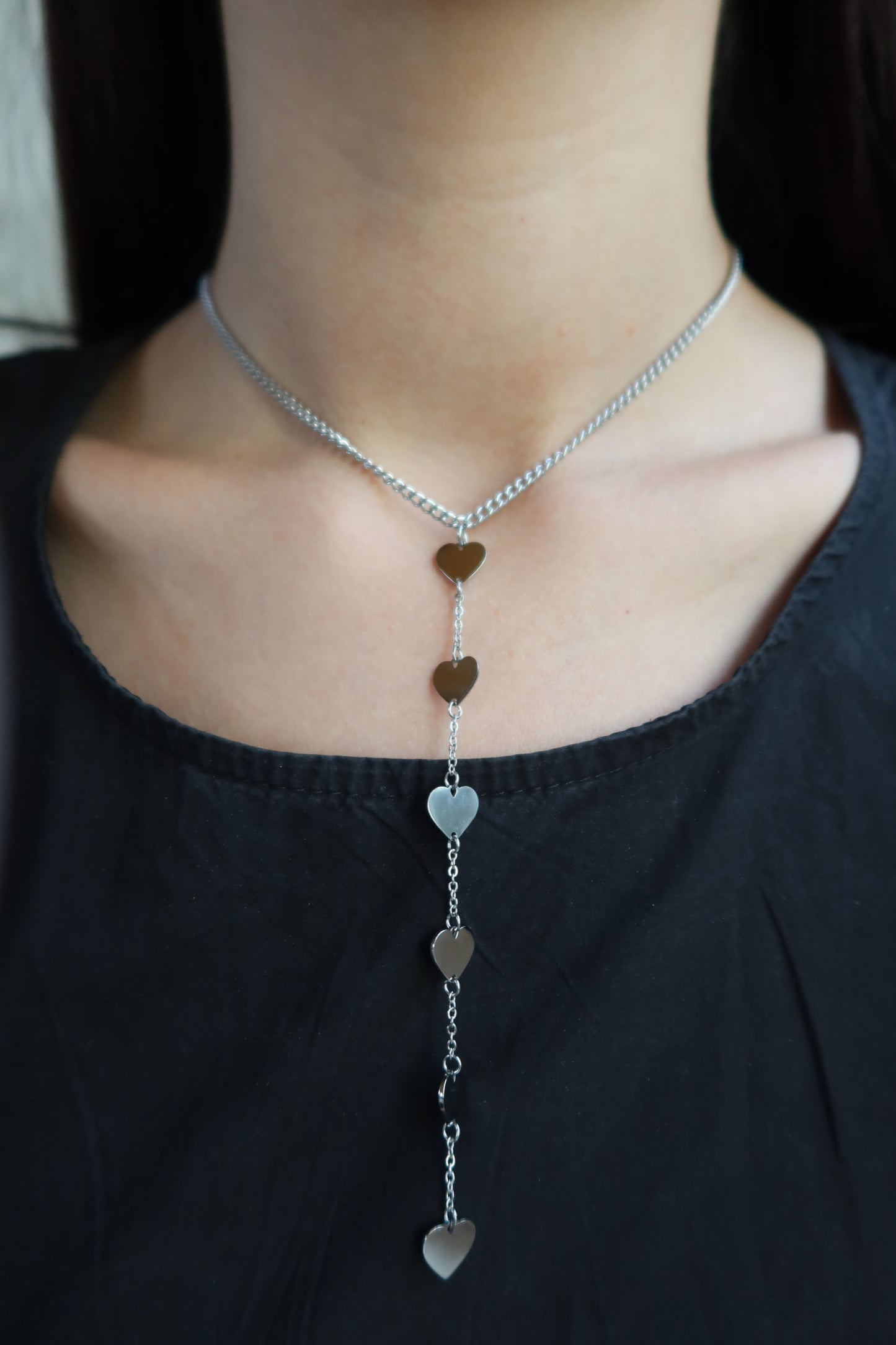 Collana T-Bar Cuori