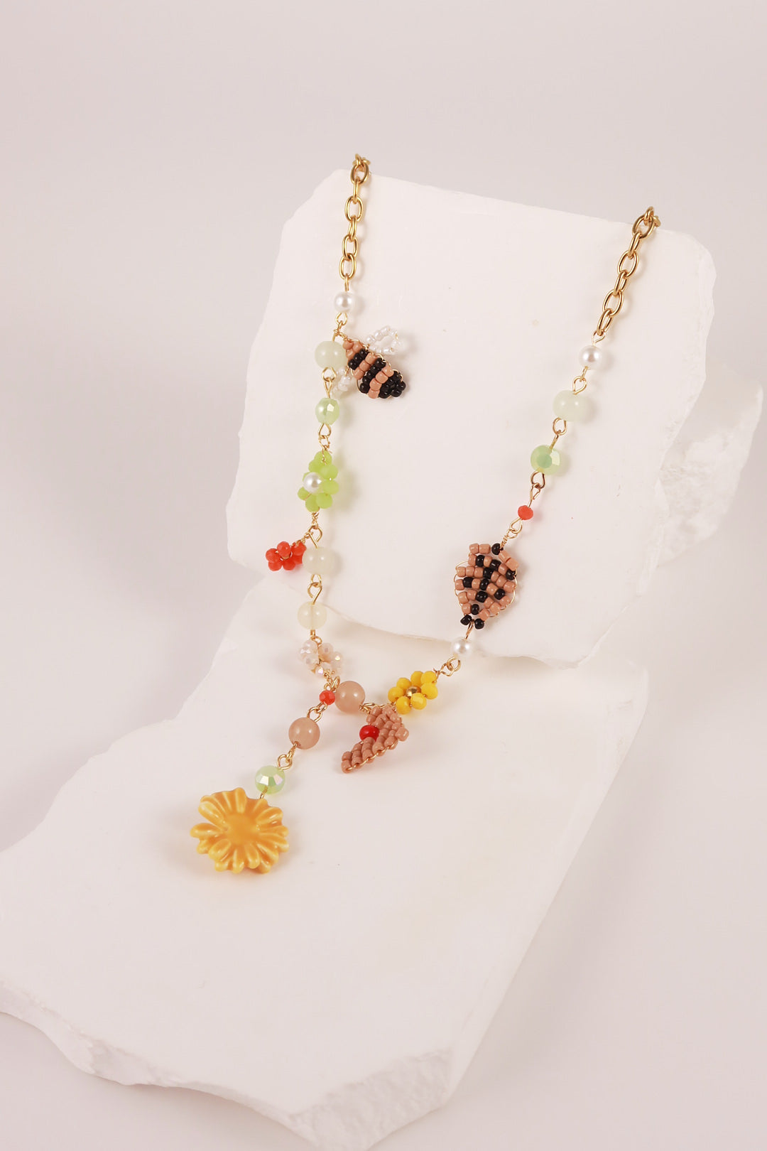 Collana Bee-Beige