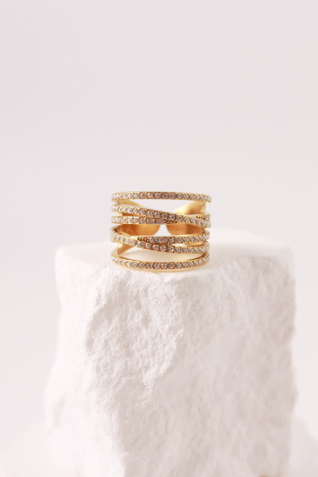 Anello Sparkling Cross