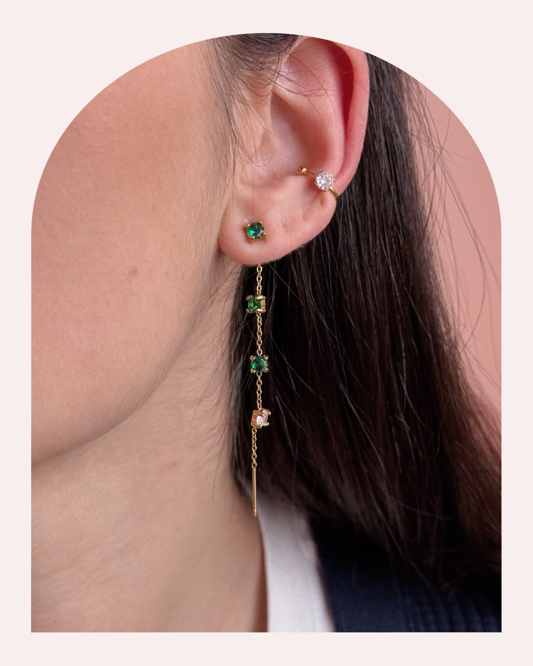 Orecchino Singolo Lovli Green