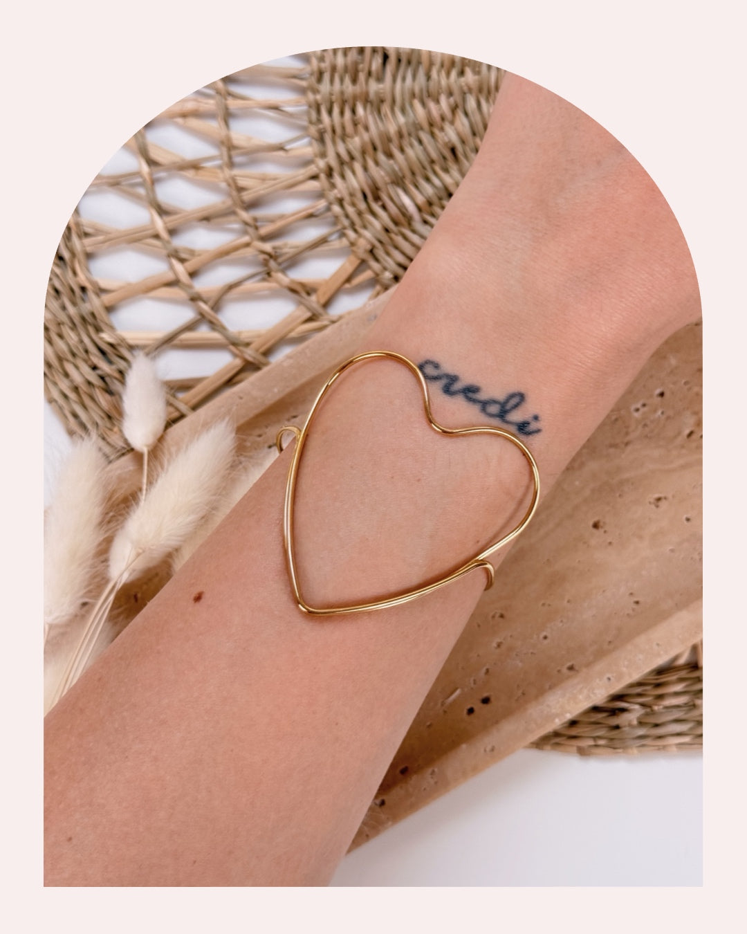 Bracciale Rigido Cuore