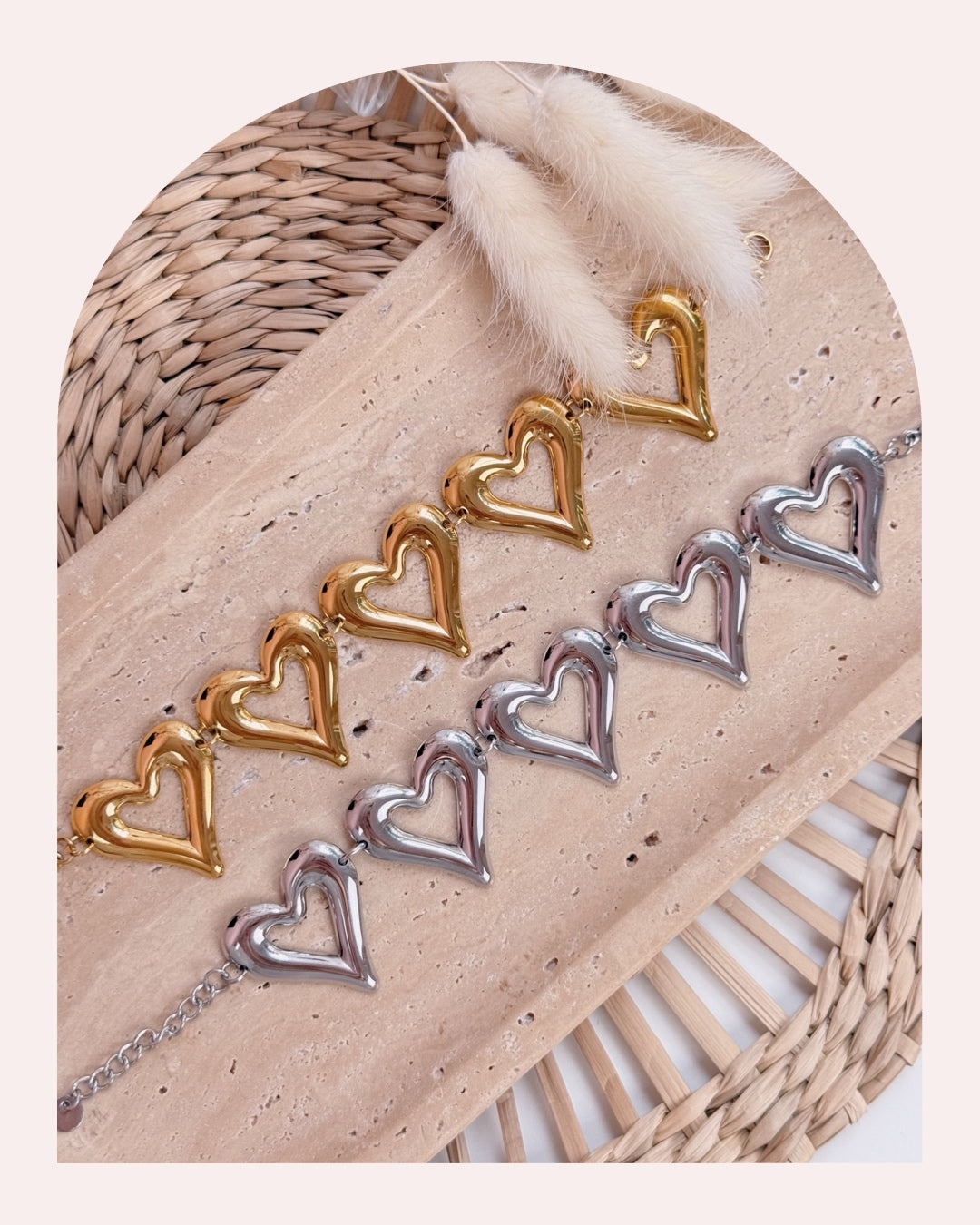 Bracciale Cuoricini