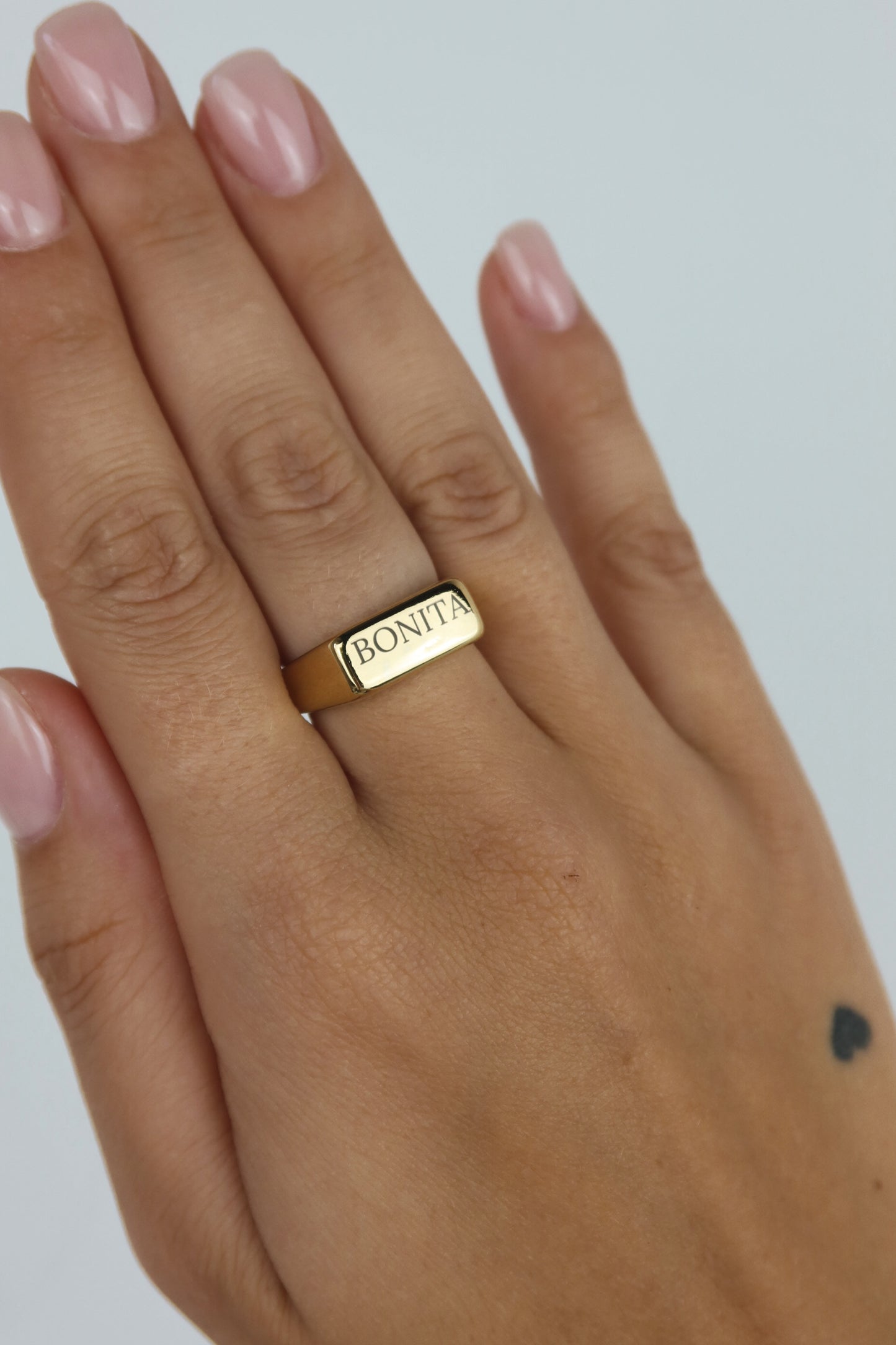 Anello Targhetta Personalizzabile