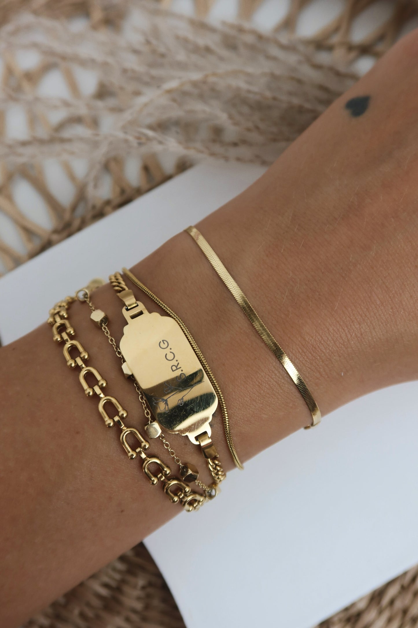 Bracciale Snake Piatto Micro