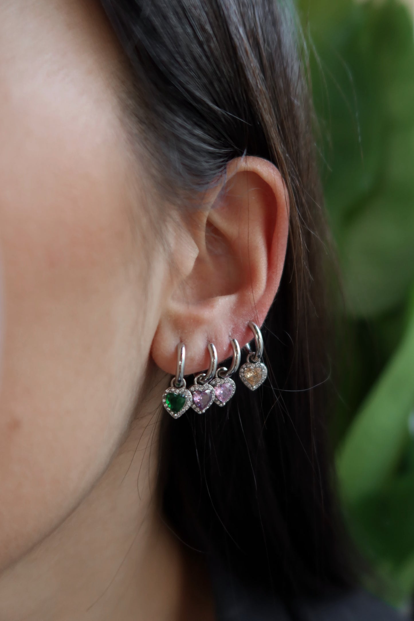 Orecchino Singolo Color Heart