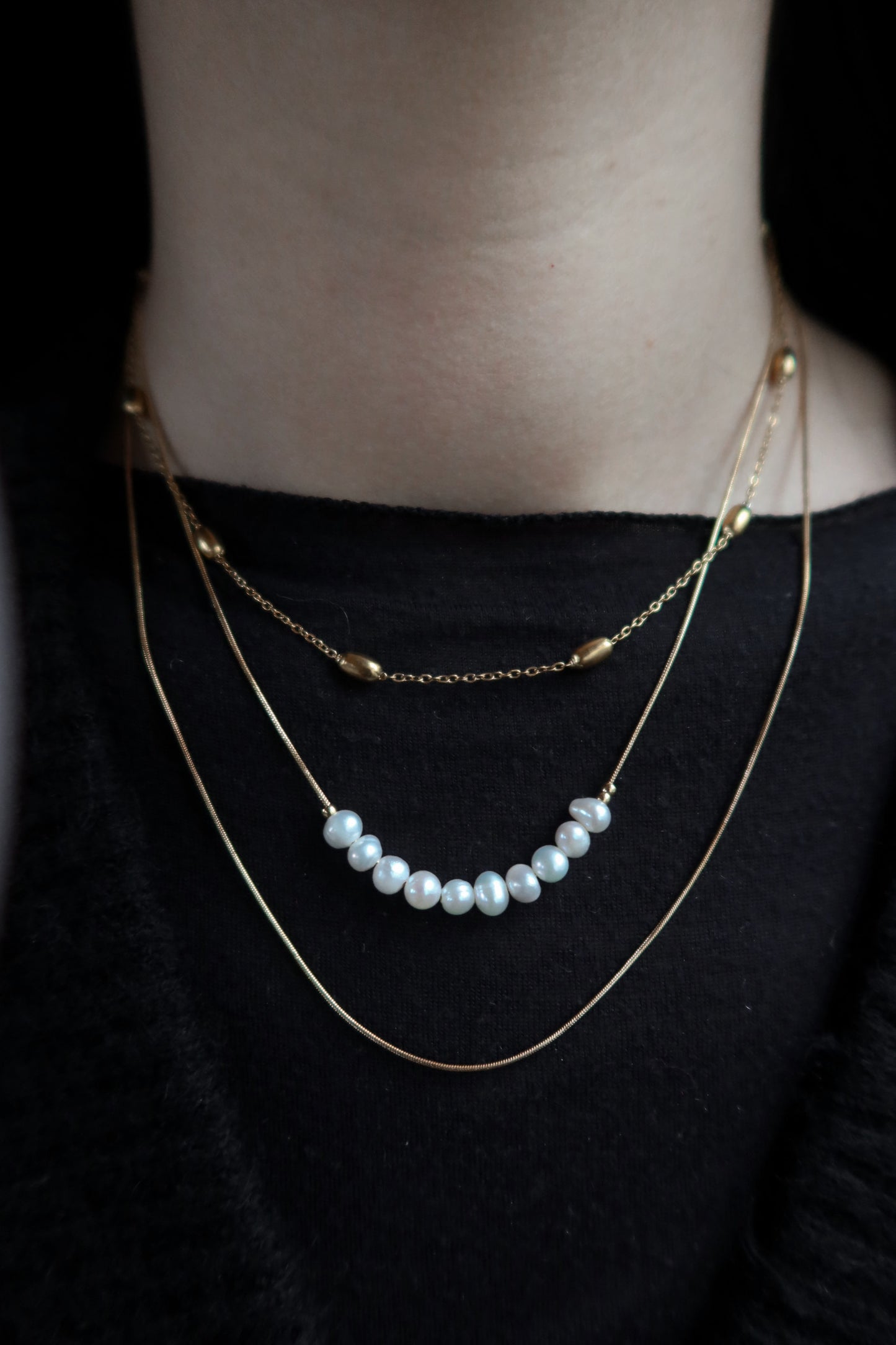 Set 3 Collane Creamy