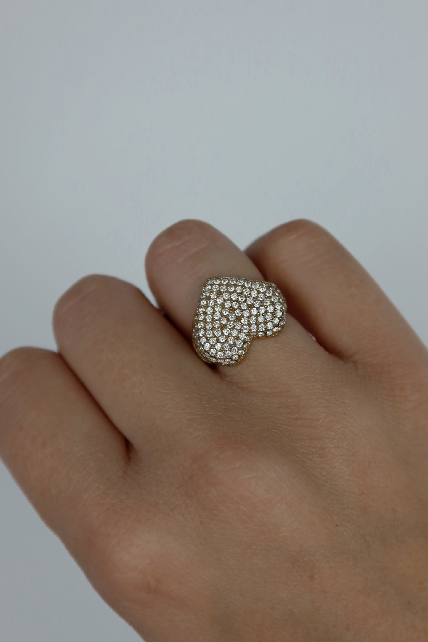 Anello Glitter Heart