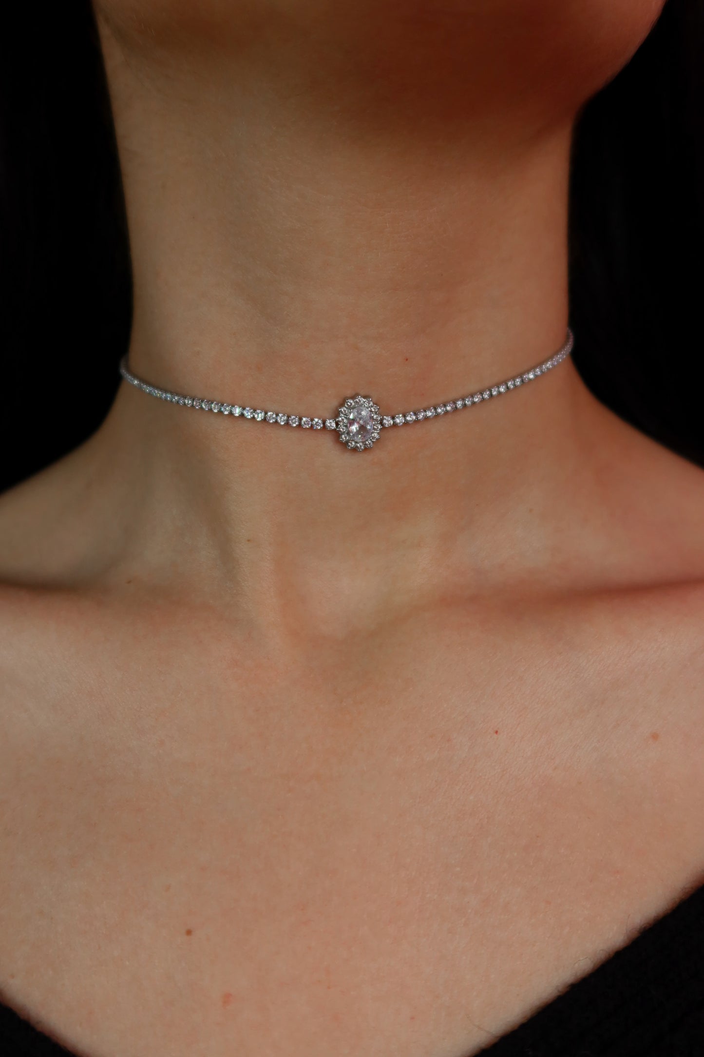 Collana Tennis Kate Con Cursore