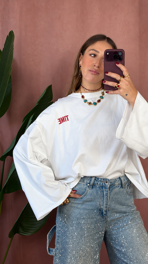 Maglia Longsleeves Con Stampa