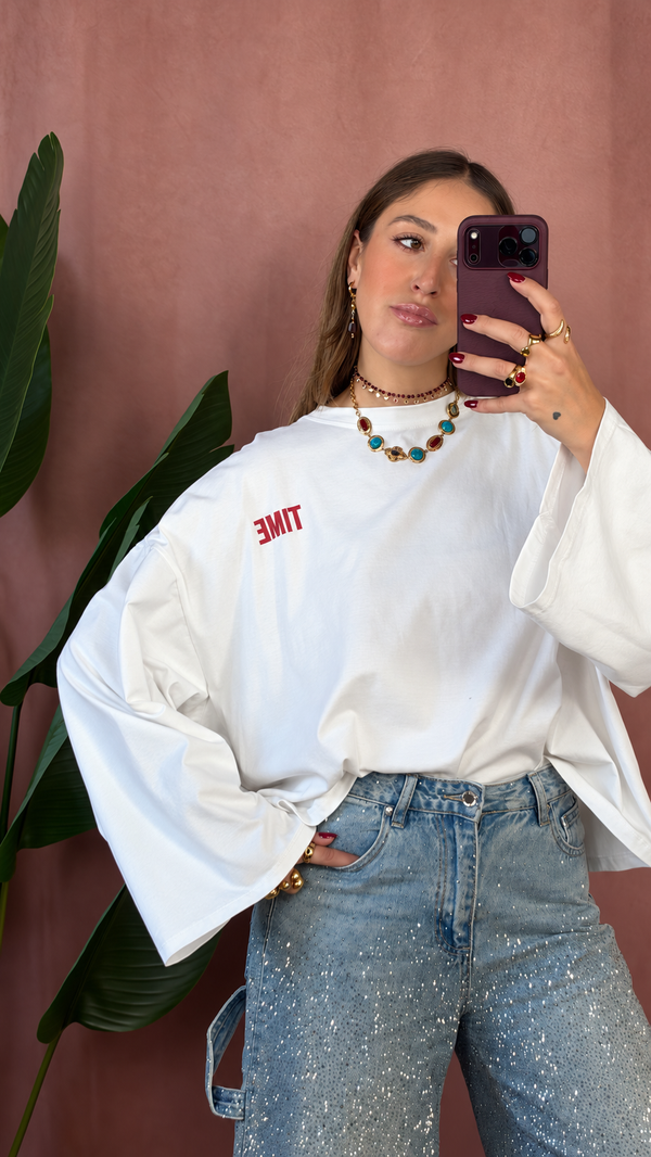 Maglia Longsleeves Con Stampa
