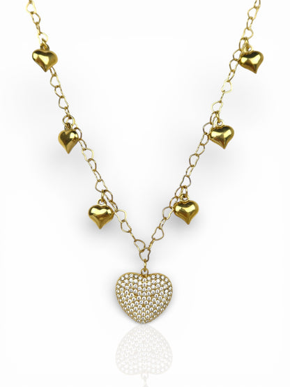 Collana Sonaglio Cuori