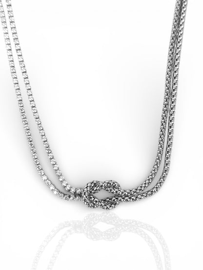 Collana Sparkling Knot