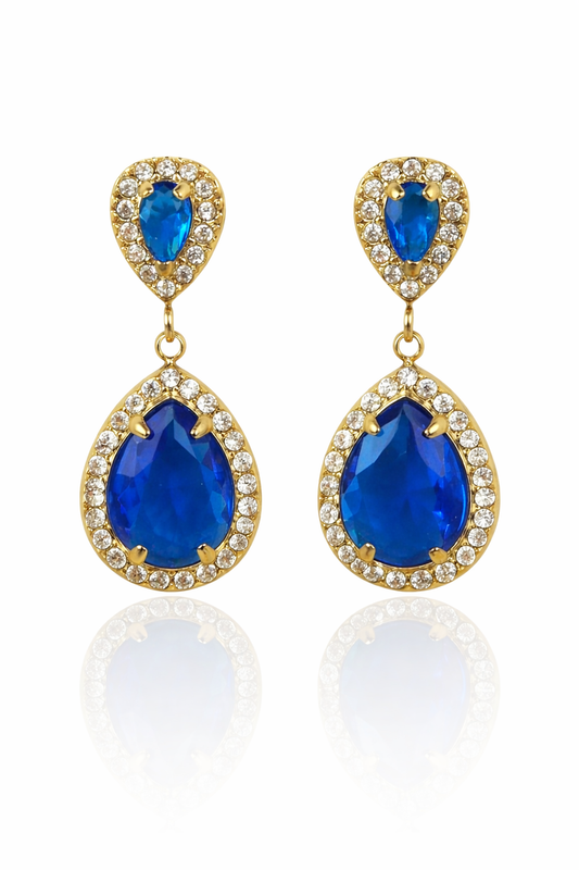 Orecchini Tear Blue