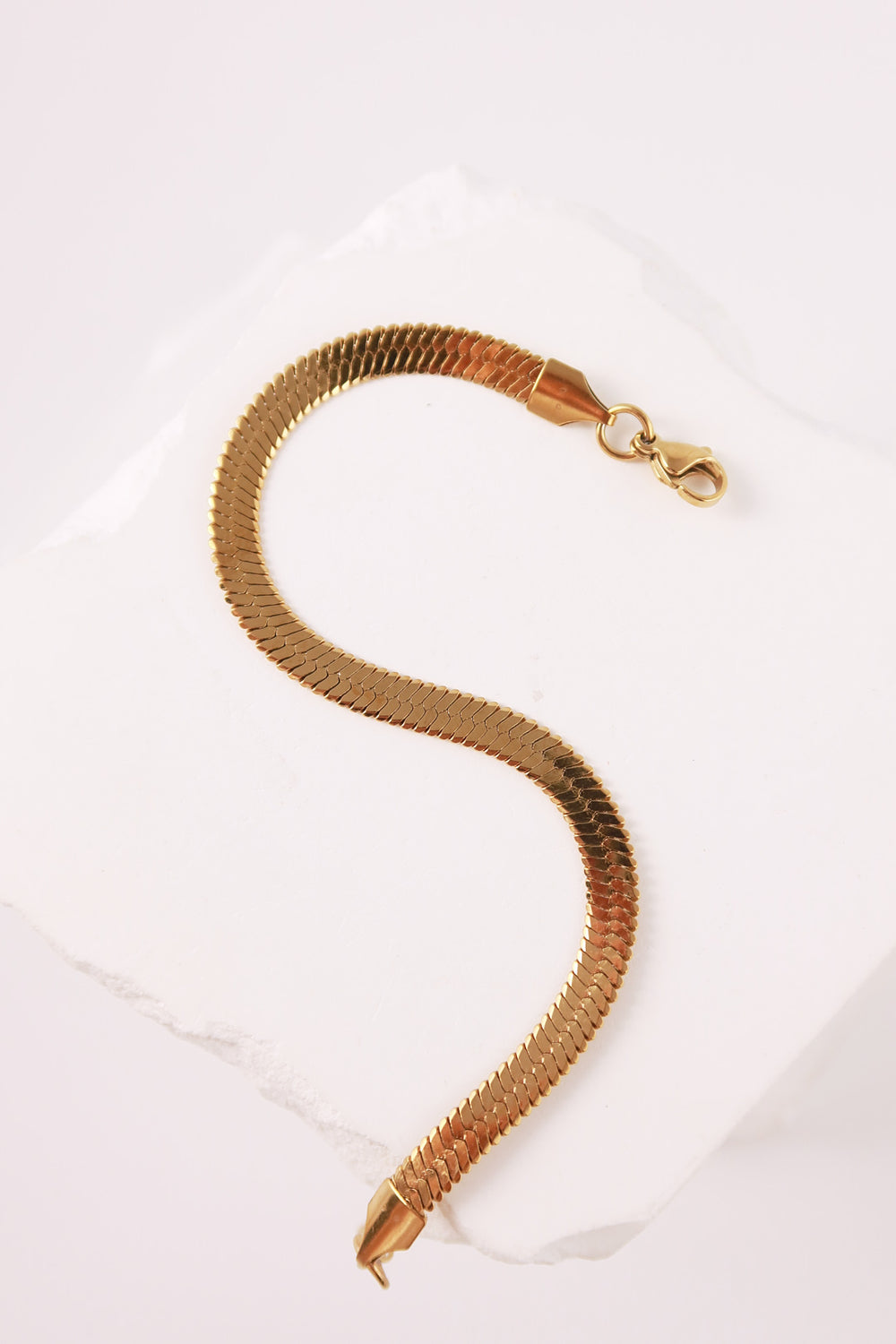 Bracciale Snake Piatto