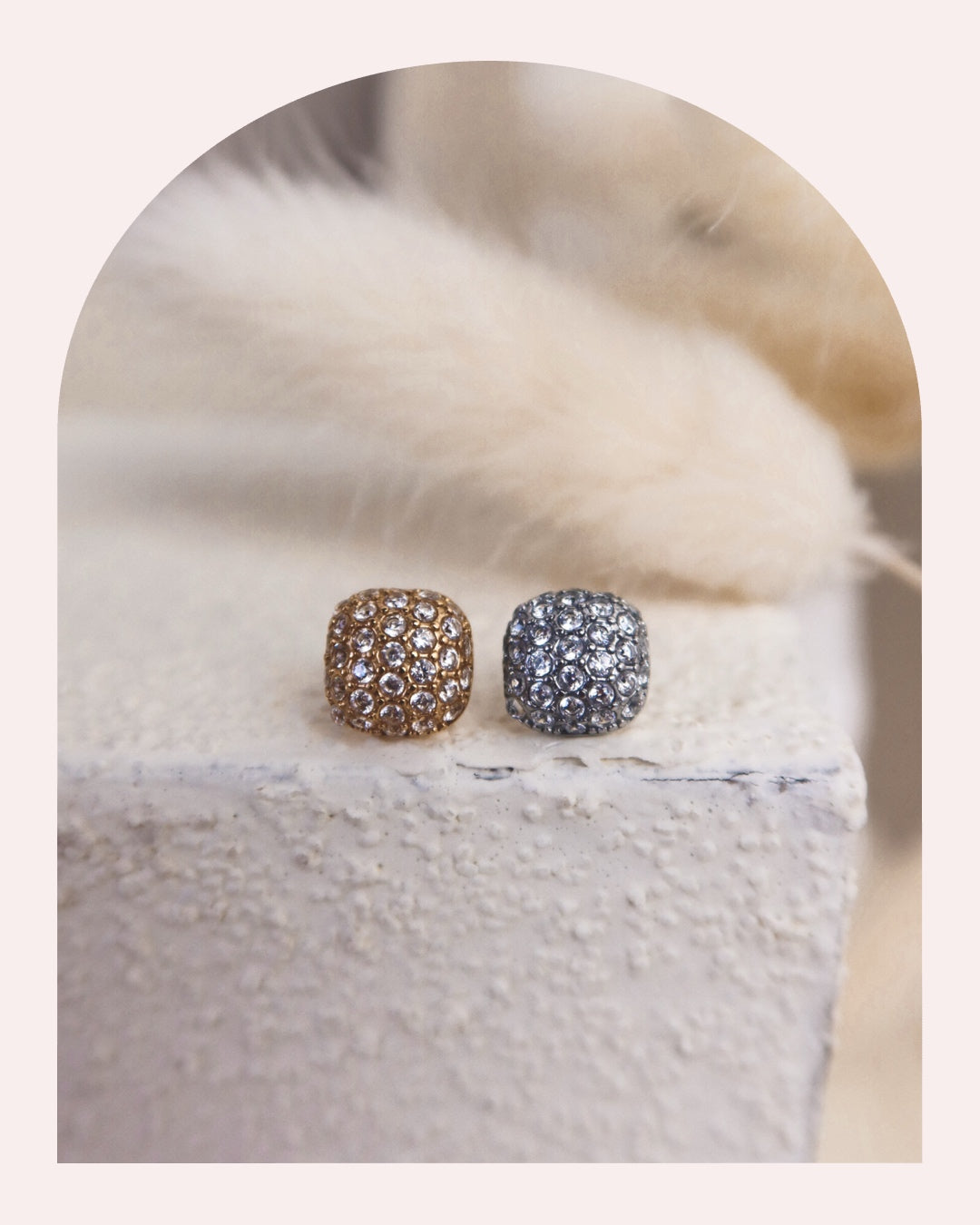 Orecchino Singolo Glassy Square