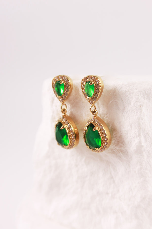 Orecchini Tear Green