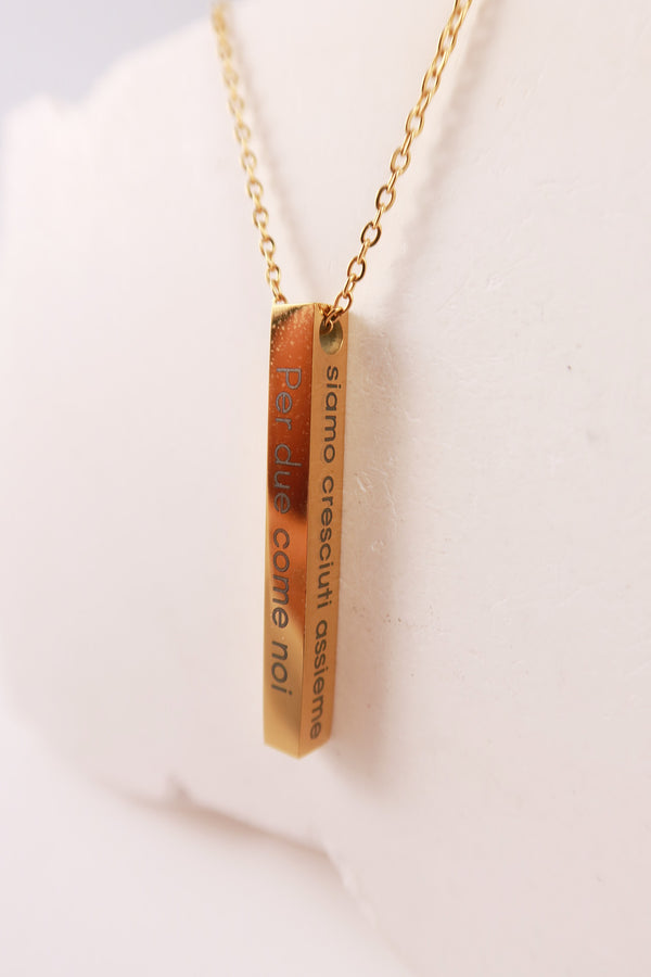 Collana Lingotto Personalizzabile