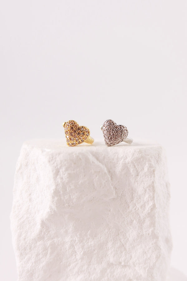 Earcuff Cuore Pavè