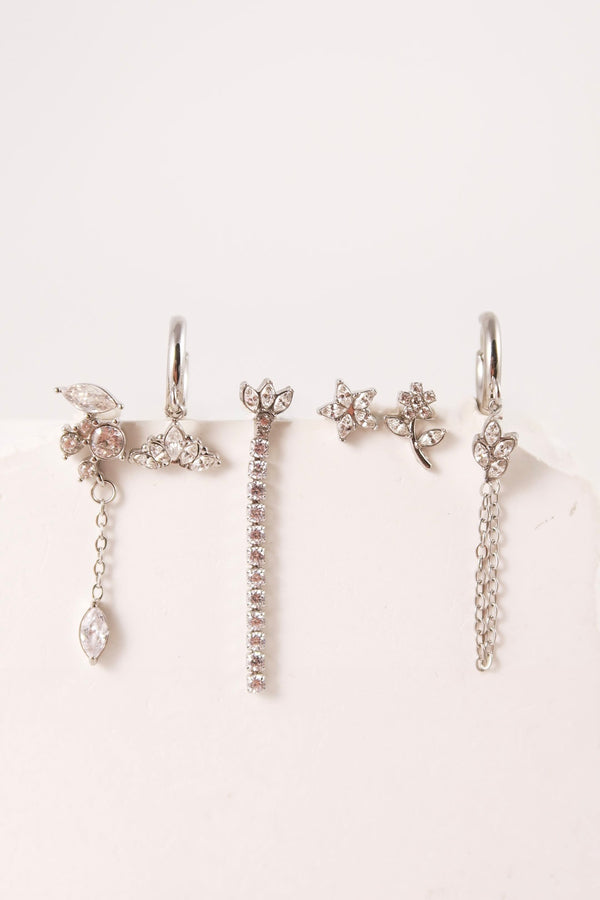 Set 6 Orecchini Bling