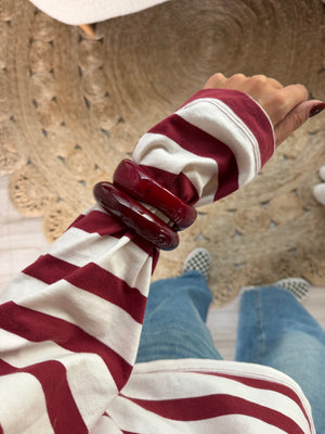 Bracciale Bangles Burgundy