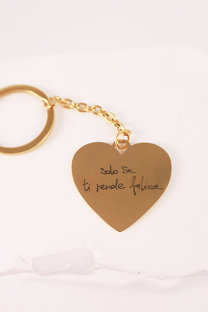Portachiavi Cuore Personalizzabile