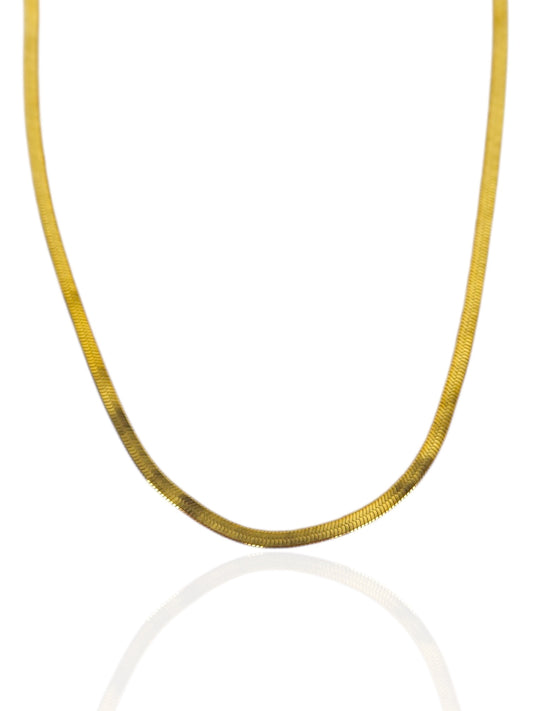 Collana Snake Piatta Micro