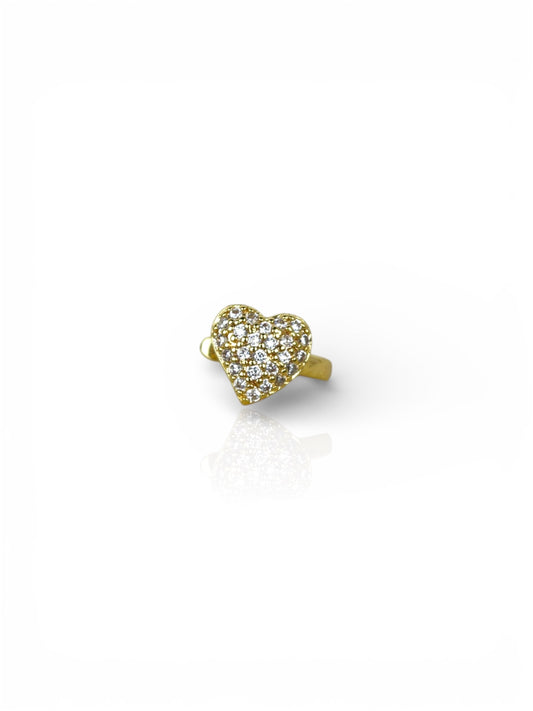 Earcuff Cuore Pavè