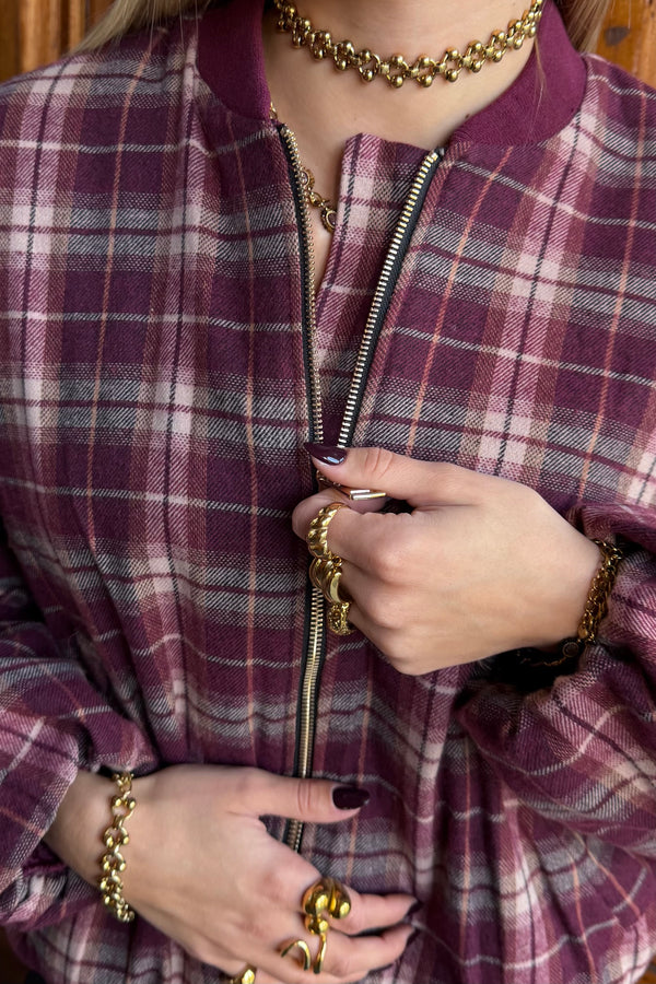 Bomber Flanella Tartan