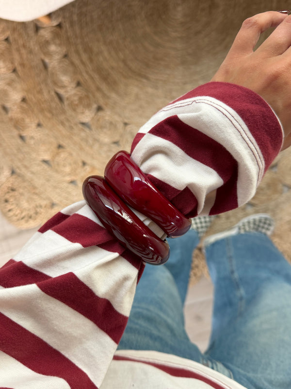 Bracciale Bangles Burgundy