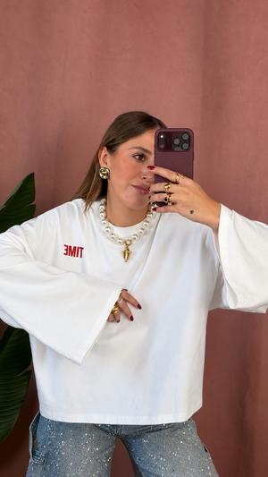 Maglia Longsleeves Con Stampa