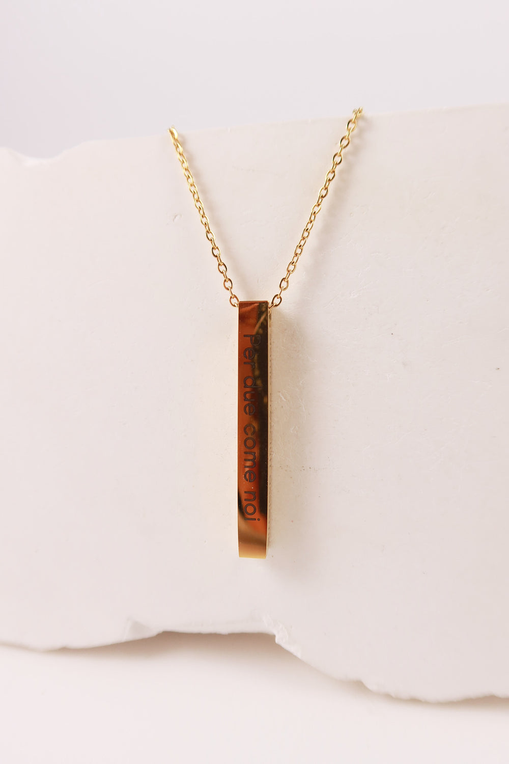 Collana Lingotto Personalizzabile