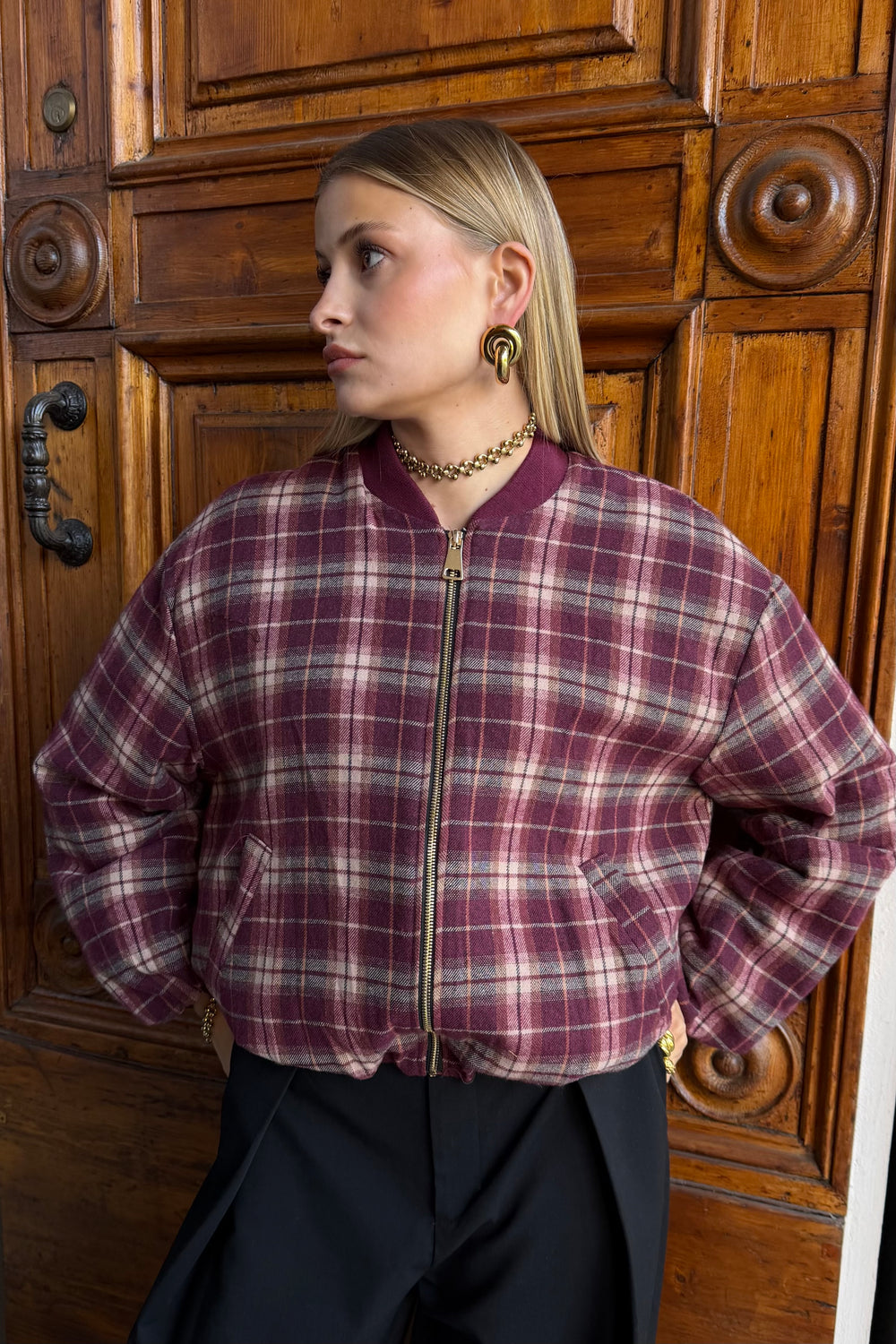Bomber Flanella Tartan