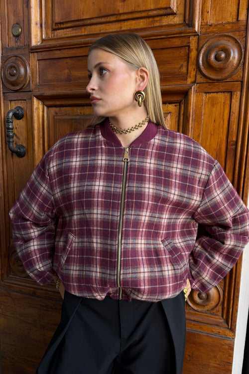 Bomber Flanella Tartan