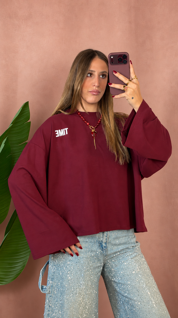 Maglia Longsleeves Con Stampa
