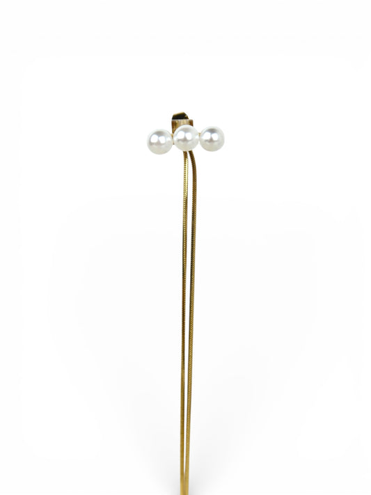 Orecchino Singolo Bianca