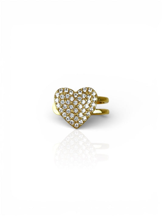 Earcuff Glitter Heart