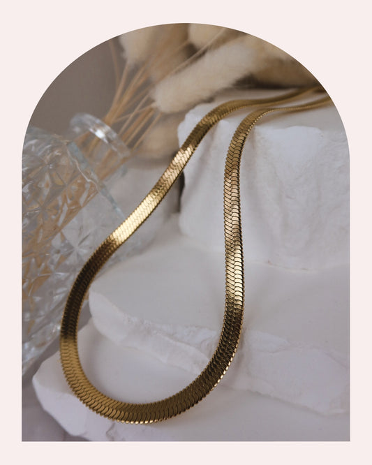Collana Snake Piatta Lunga