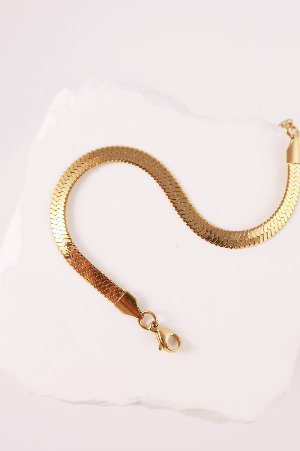 Bracciale Snake Piatto