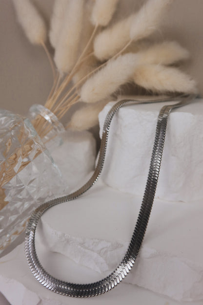 Collana Snake Piatta Lunga