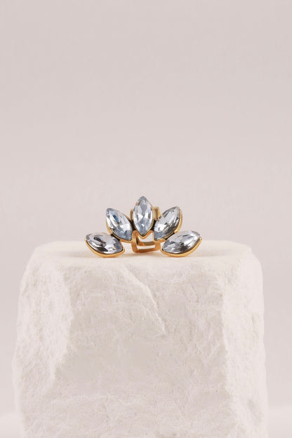Earcuff Azzurro Polvere