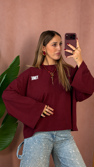 Maglia Longsleeves Con Stampa