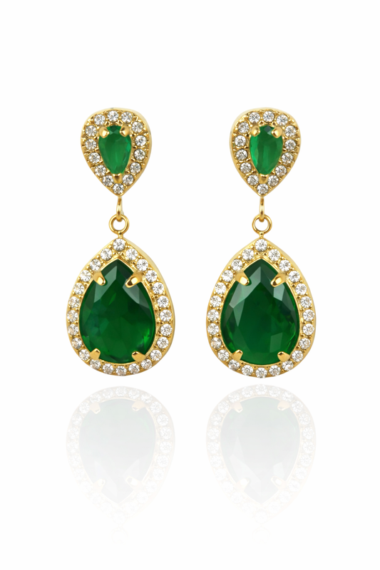Orecchini Tear Green