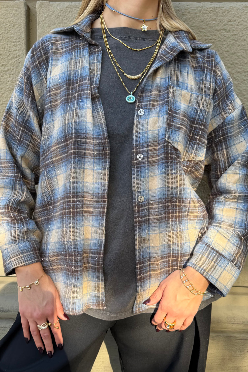 Camicia Tartan Sparkling
