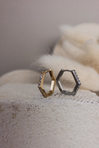 Orecchino Singolo Esagonal