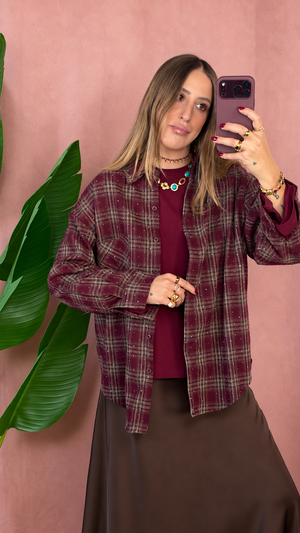 Camicia Tartan Sparkling