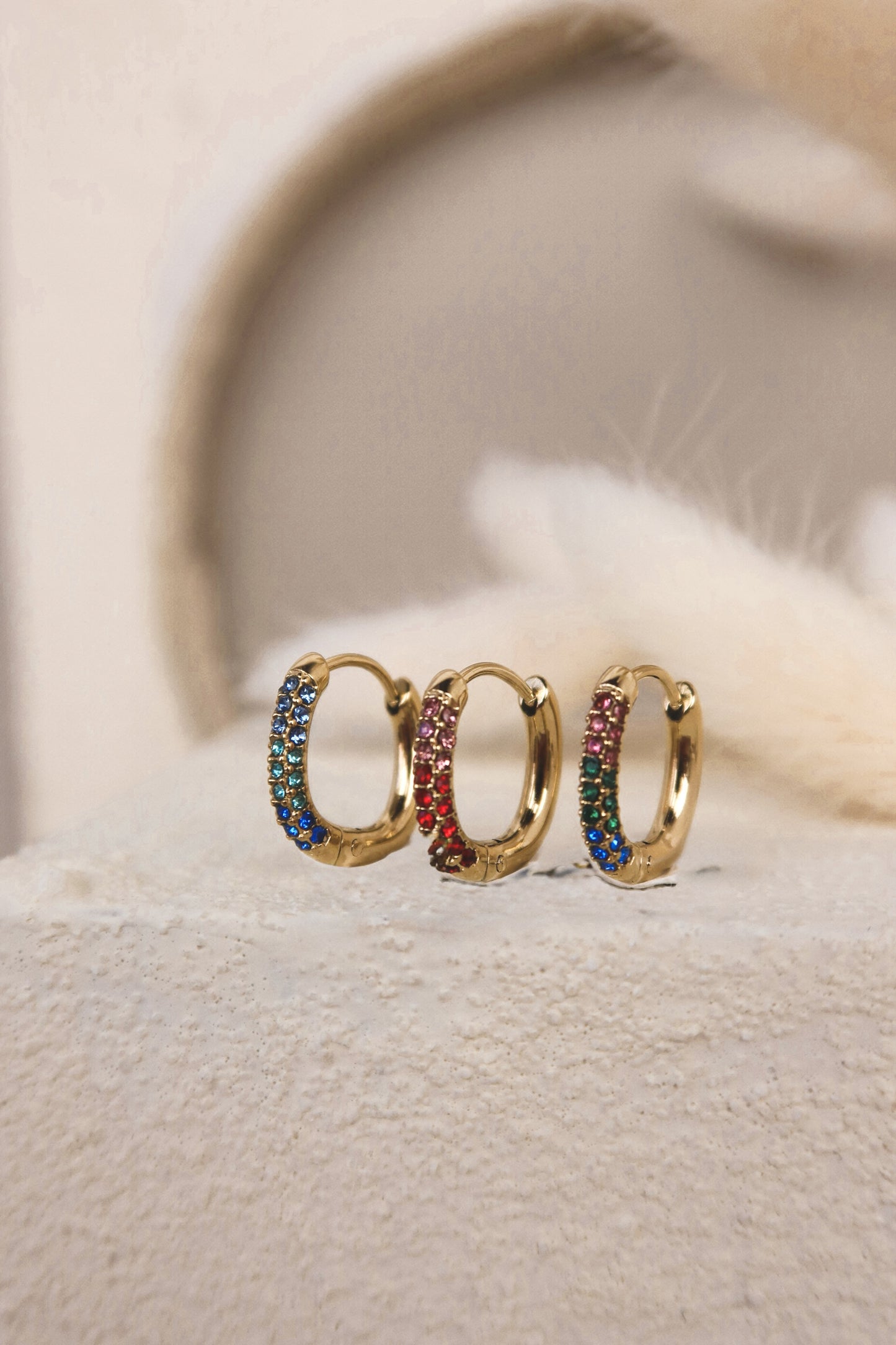 Orecchino Singolo Cerchietto Color