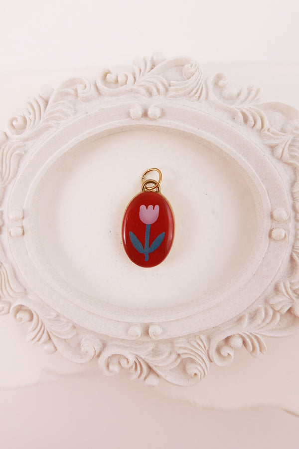 Charm Tulip Bordeaux